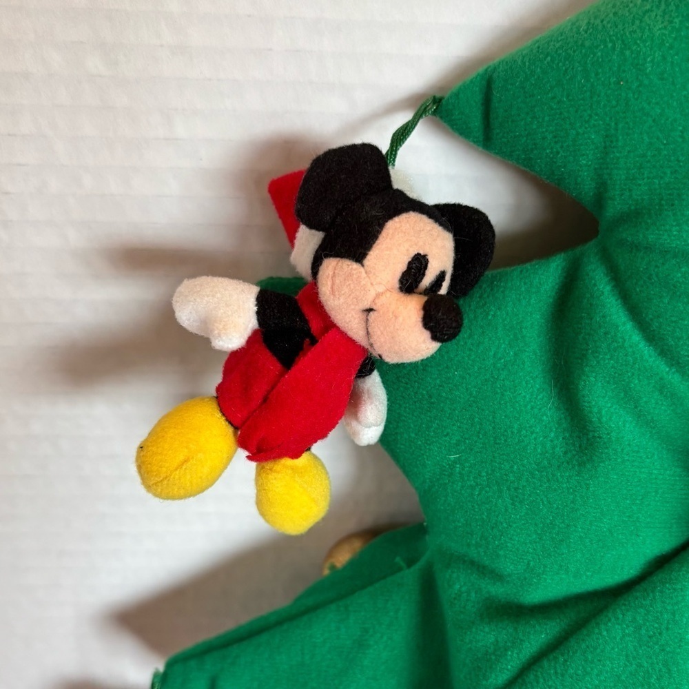 Vintage Rare Disney Disneyland Resort Green Christmas Tree Hat *missing Donald - Picture 2 of 16